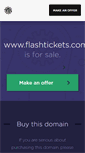 Mobile Screenshot of flashtickets.com